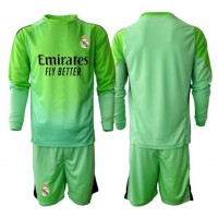 Camiseta Real Madrid Portero Segunda Equipación Replica 2025-26 para niños mangas largas (+ Pantalones cortos)